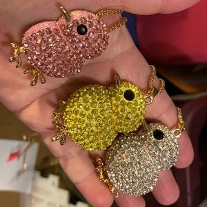 Three Chicks necklaces